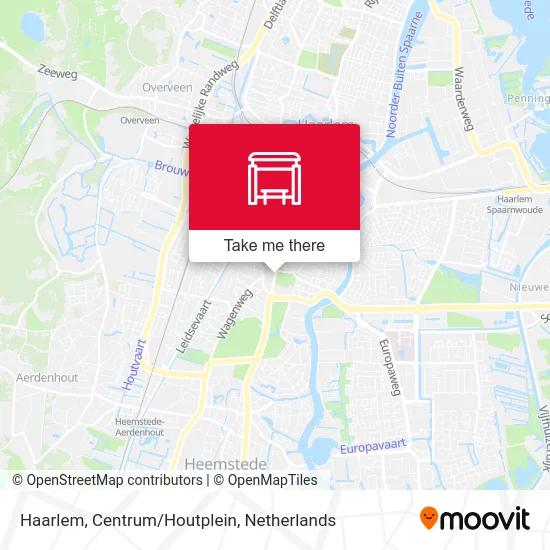 Haarlem, Centrum/Houtplein map