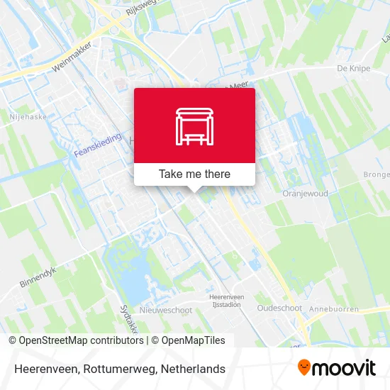 Heerenveen, Rottumerweg Karte