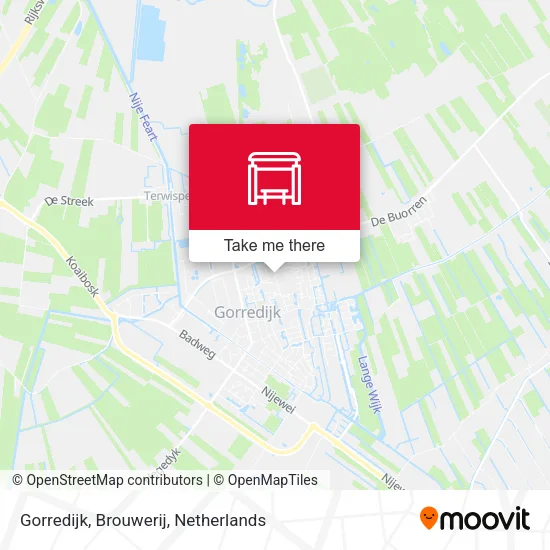 Gorredijk, Brouwerij map