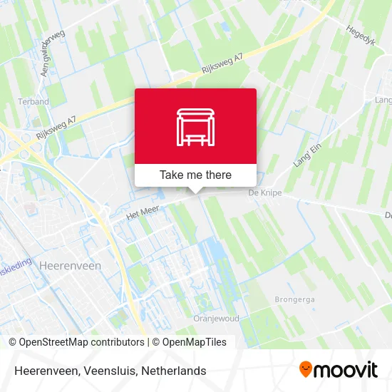 Heerenveen, Veensluis map