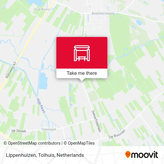 Lippenhuizen, Tolhuis map