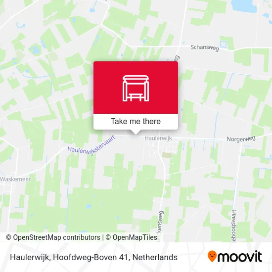 Haulerwijk, Hoofdweg-Boven 41 map