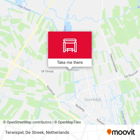 Terwispel, De Streek map