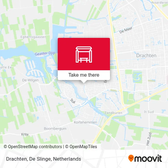 Drachten, De Slinge map