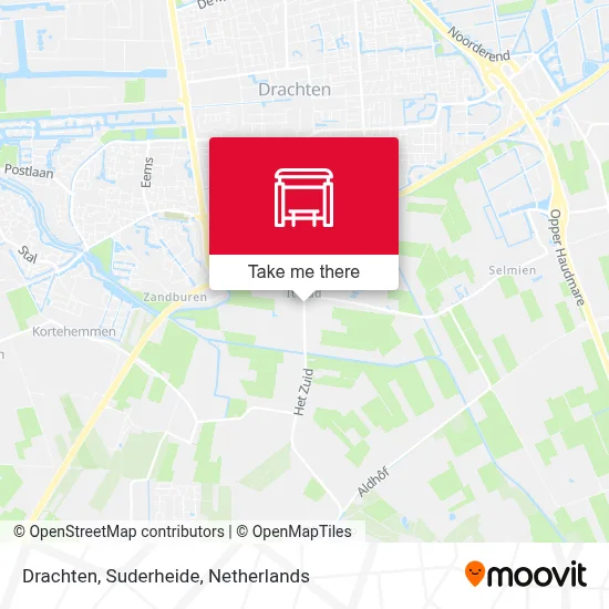 Drachten, Suderheide map