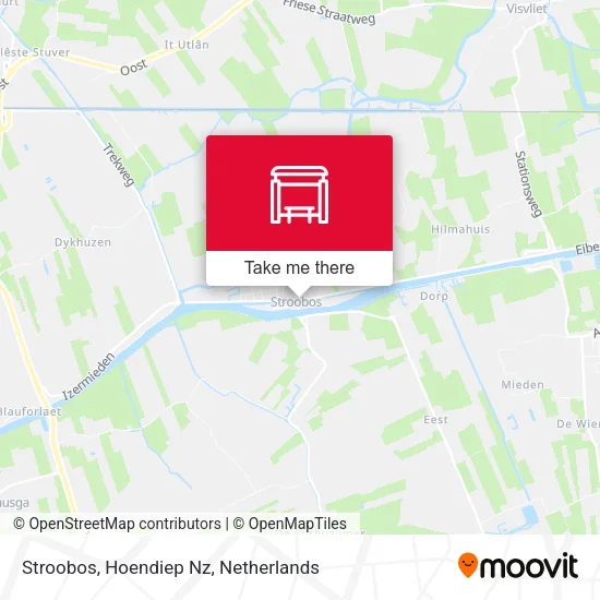 Stroobos, Hoendiep Nz map