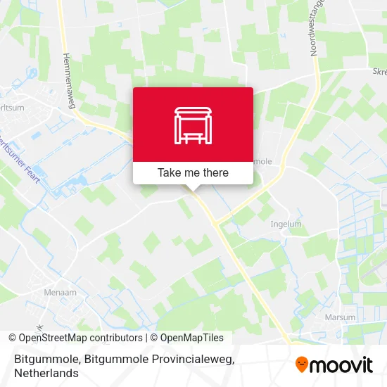 Bitgummole, Bitgummole Provincialeweg map