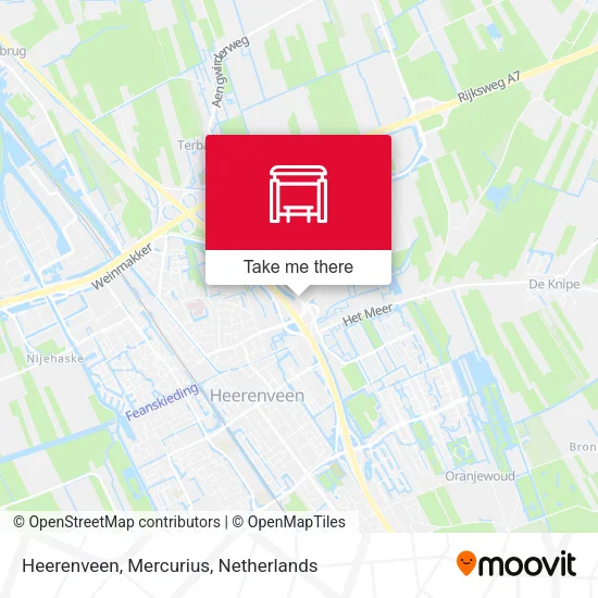 Heerenveen, Mercurius map