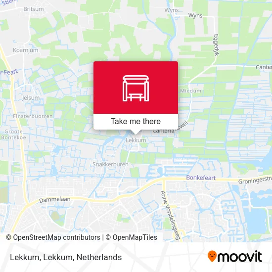 Lekkum, Lekkum map
