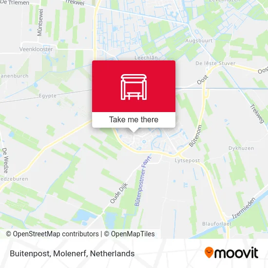 Buitenpost, Molenerf Karte