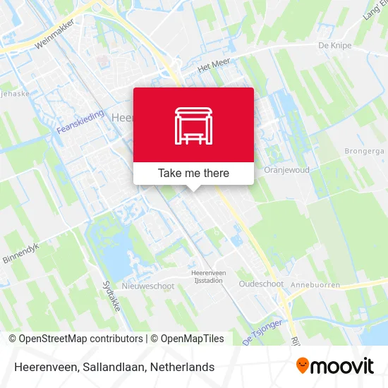 Heerenveen, Sallandlaan map