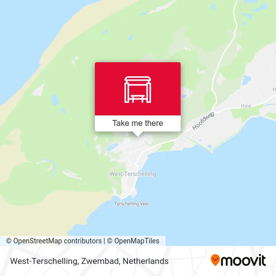West-Terschelling, Zwembad Karte
