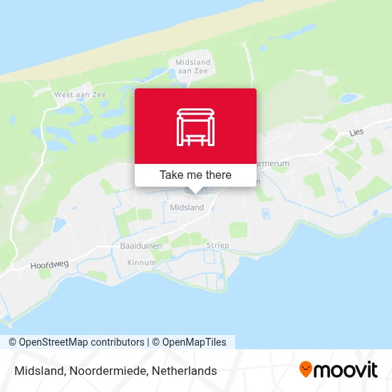 Midsland, Noordermiede map