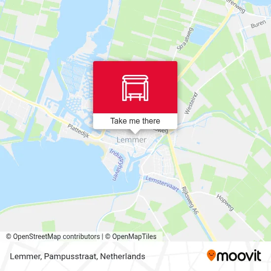 Lemmer, Pampusstraat map