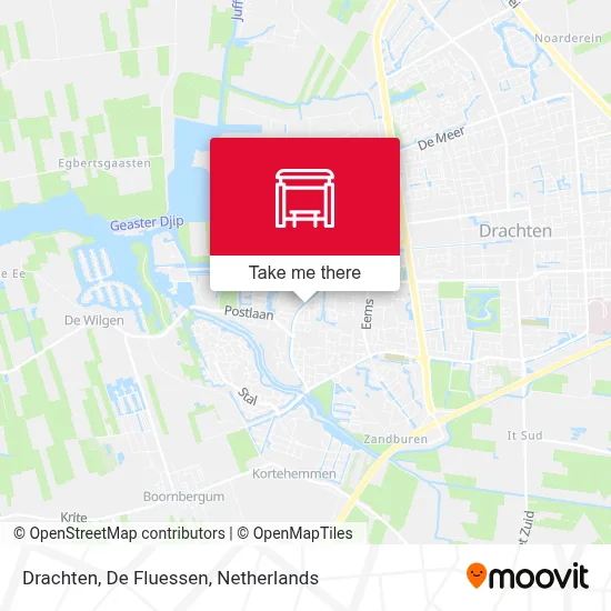Drachten, De Fluessen map