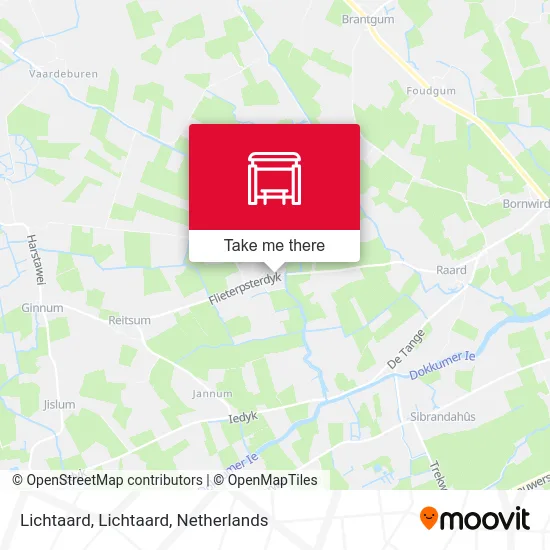 Lichtaard, Lichtaard map