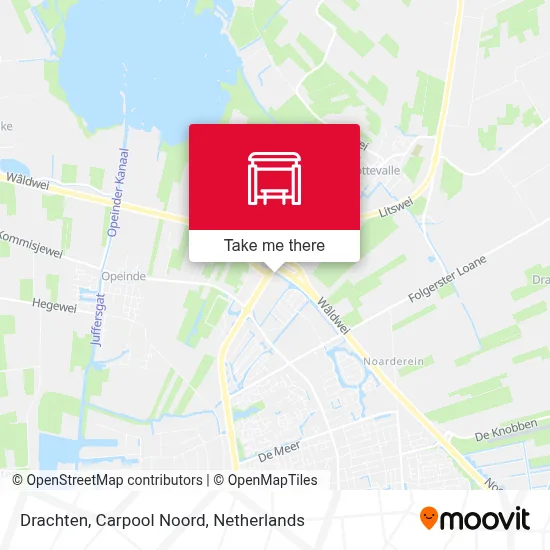 Drachten, Carpool Noord map