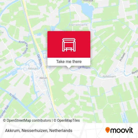 Akkrum, Nesserhuizen map