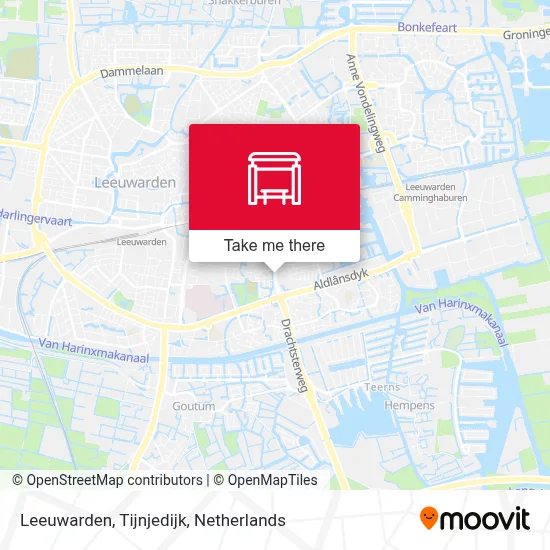 Leeuwarden, Tijnjedijk map