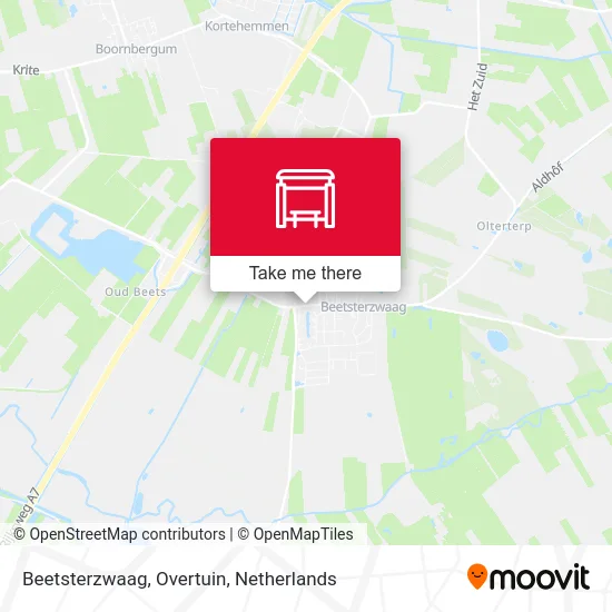 Beetsterzwaag, Overtuin Karte