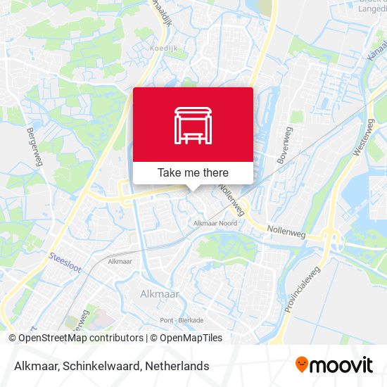 Alkmaar, Schinkelwaard map