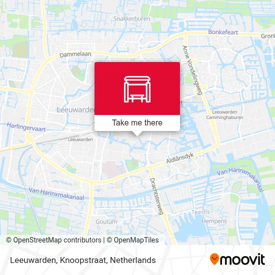 Leeuwarden, Knoopstraat map