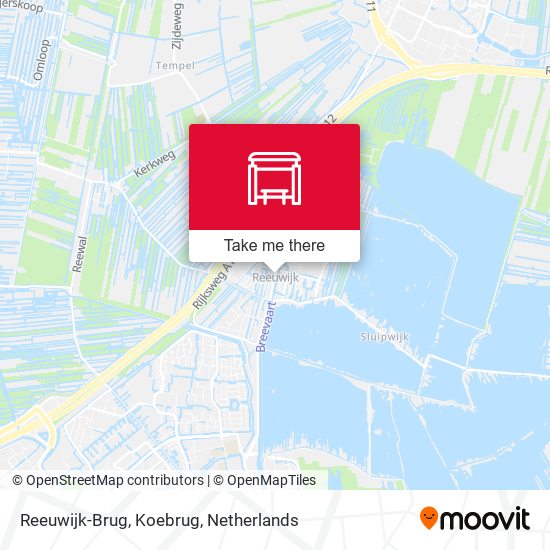 Reeuwijk-Brug, Koebrug map