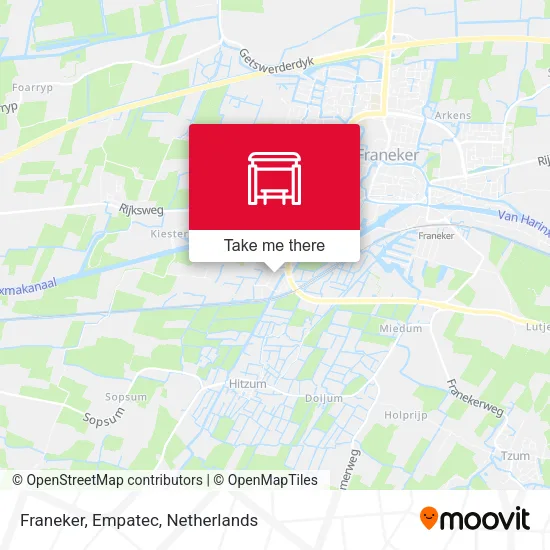 Franeker, Empatec map