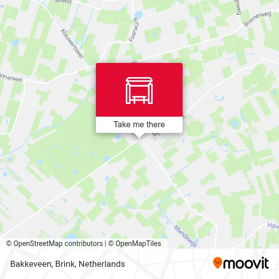 Bakkeveen, Brink map