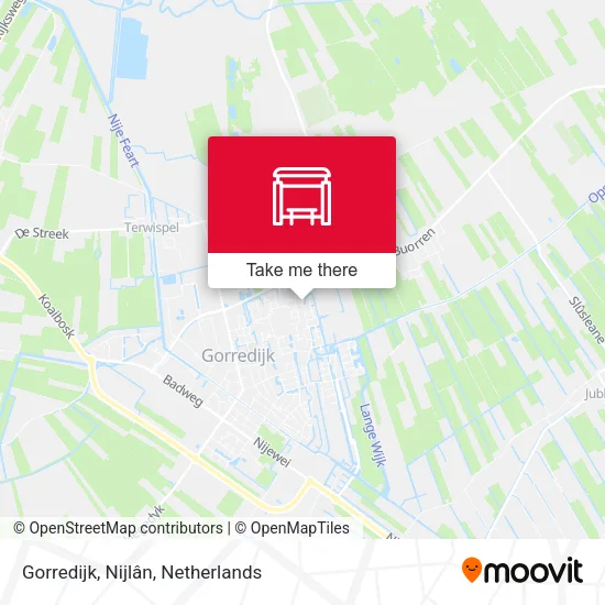 Gorredijk, Nijlân map