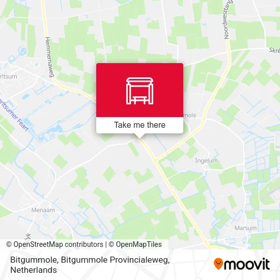 Bitgummole, Bitgummole Provincialeweg map