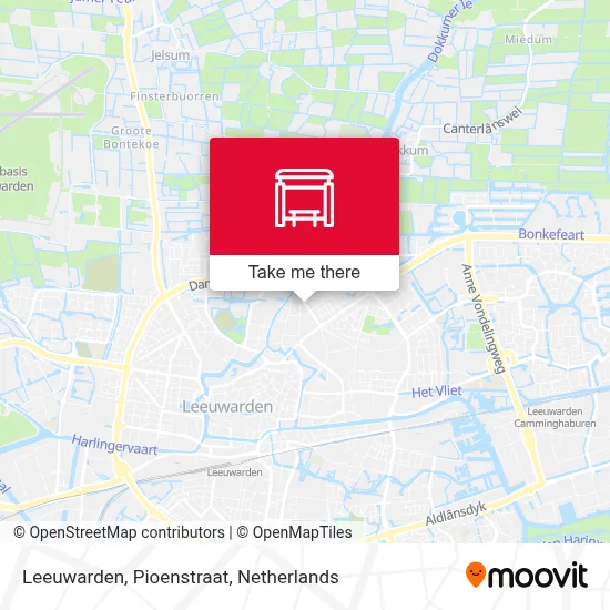 Leeuwarden, Pioenstraat map