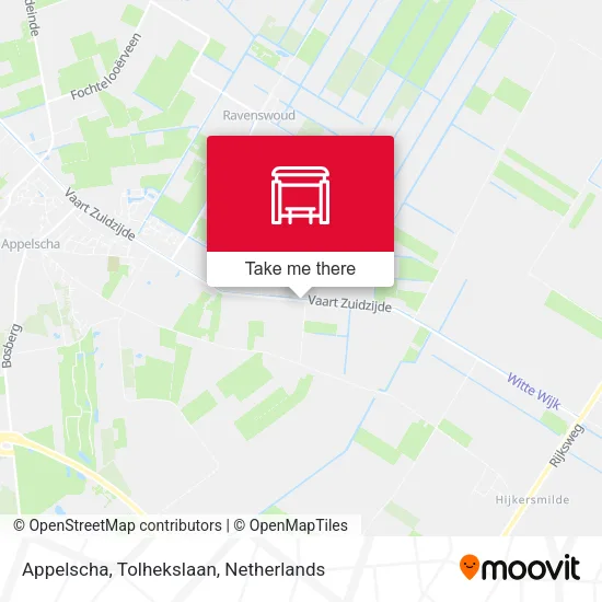 Appelscha, Tolhekslaan map