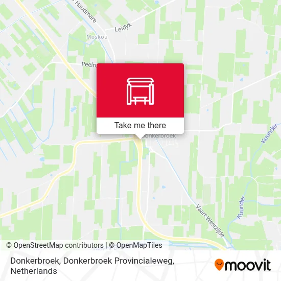 Donkerbroek, Donkerbroek Provincialeweg map