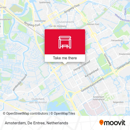 Amsterdam, De Entree map