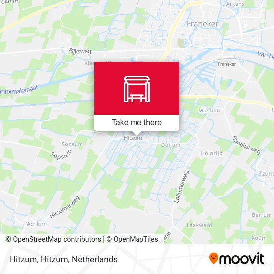 Hitzum, Hitzum Karte