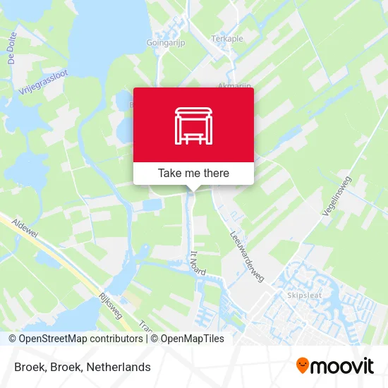 Broek, Broek map