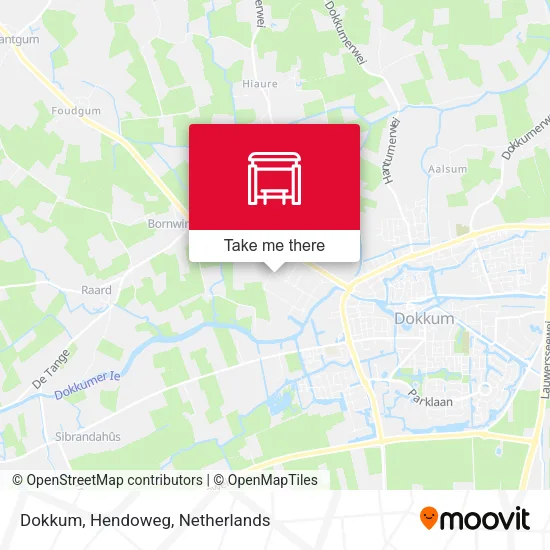 Dokkum, Hendoweg map