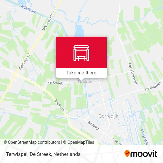 Terwispel, De Streek map