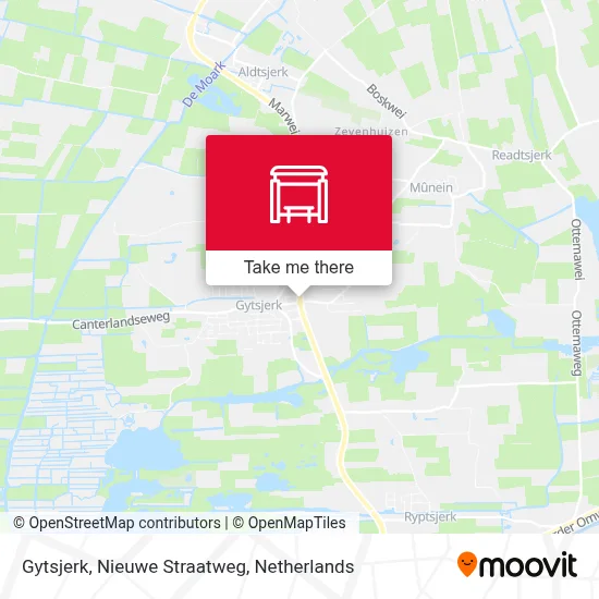 Gytsjerk, Nieuwe Straatweg map
