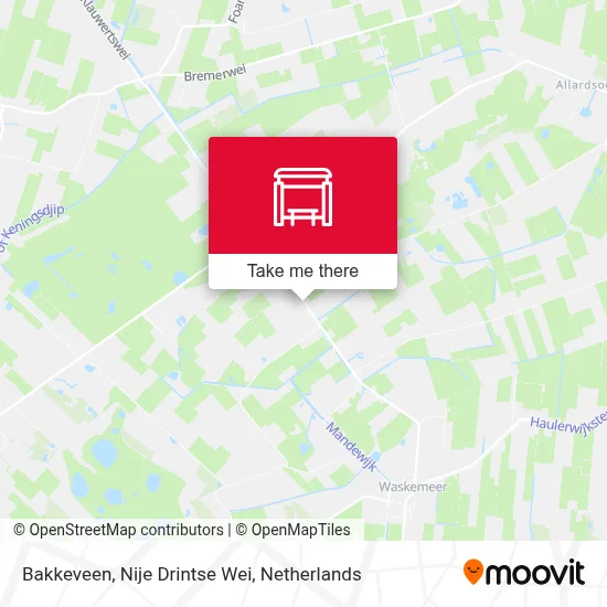 Bakkeveen, Nije Drintse Wei Karte