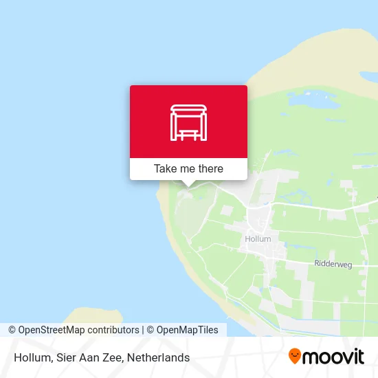 Hollum, Sier Aan Zee Karte