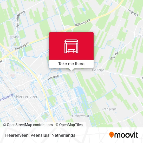 Heerenveen, Veensluis map