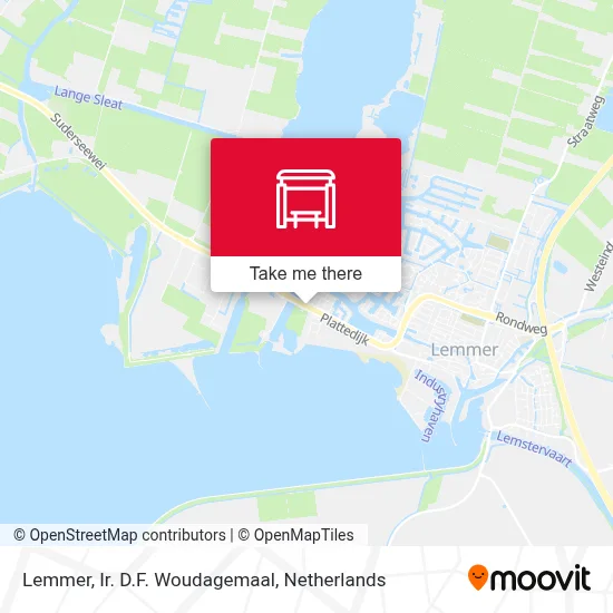 Lemmer, Ir. D.F. Woudagemaal Karte