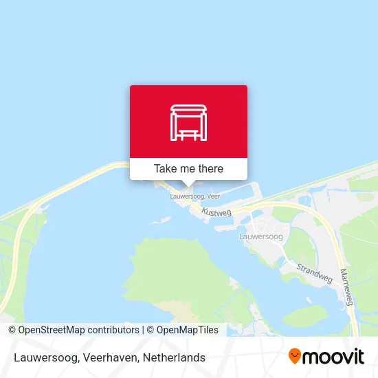 Lauwersoog, Veerhaven map