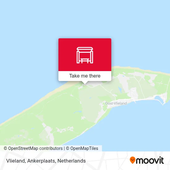Vlieland, Ankerplaats map