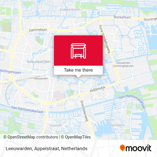 Leeuwarden, Appelstraat map