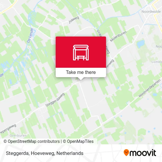 Steggerda, Hoeveweg map