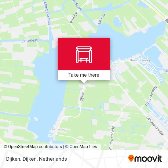 Dijken, Dijken Karte