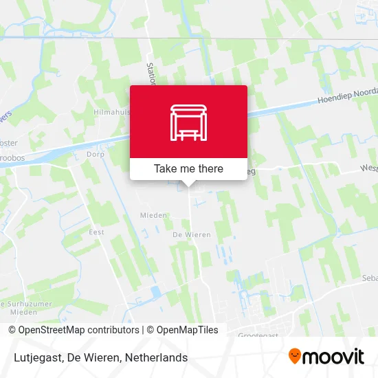 Lutjegast, De Wieren map